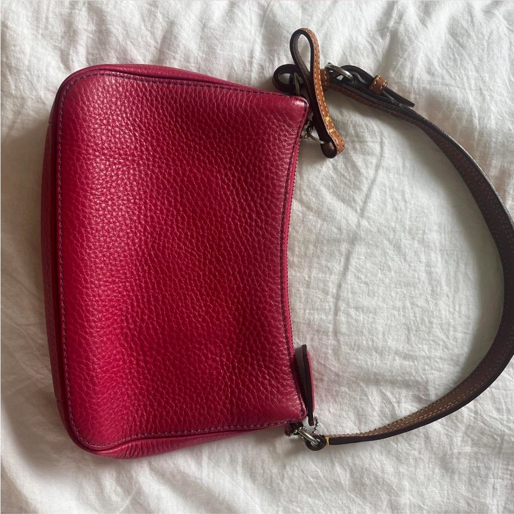 Super cute EUC Pink Leather Chelsea Coach Shoulder Bag - Picture 2 of 7